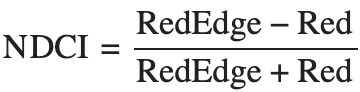 NDCI formula